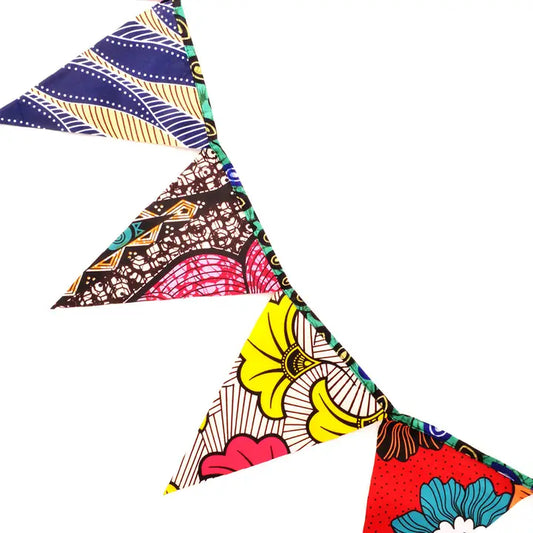 Janet's Chitenge Cloth Flag Bunting